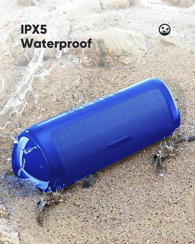 Bluetooth Speaker with HD Sound, Portable Wireless, IPX5 Waterproof, TWS Pairing - Image 7
