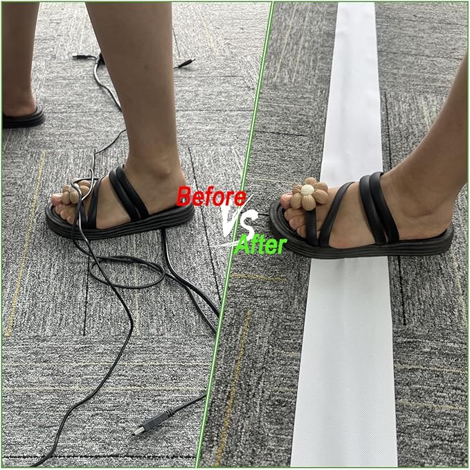 Floor Cable Covers - 20ft Oxford Fabric Cord Protector - Image 5