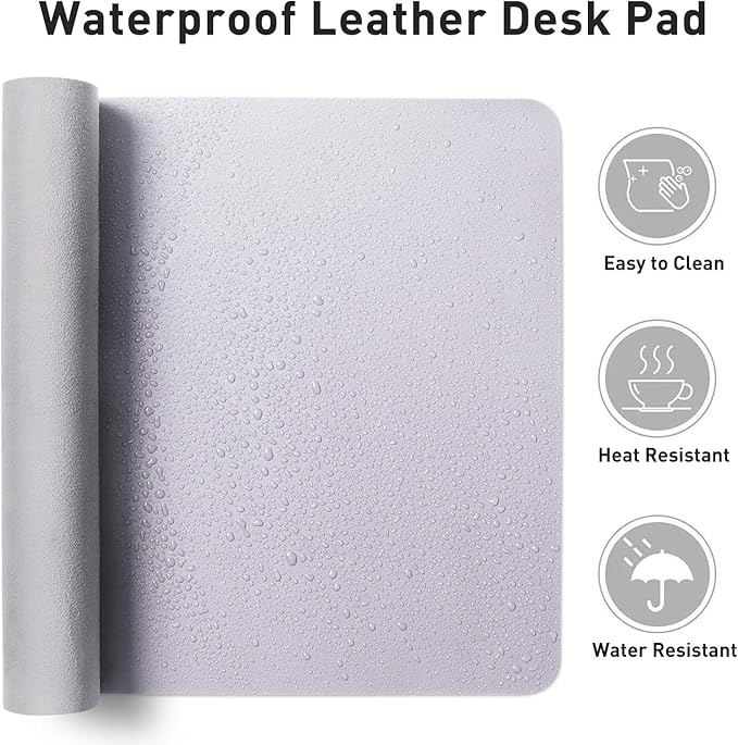 Aothia Large PU Leather Desk Pad Protector - Image 7