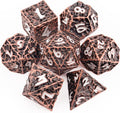 Haxtec Metal DND Dice Set Polyhedral D&D Dice Compatible by HaxtecDice