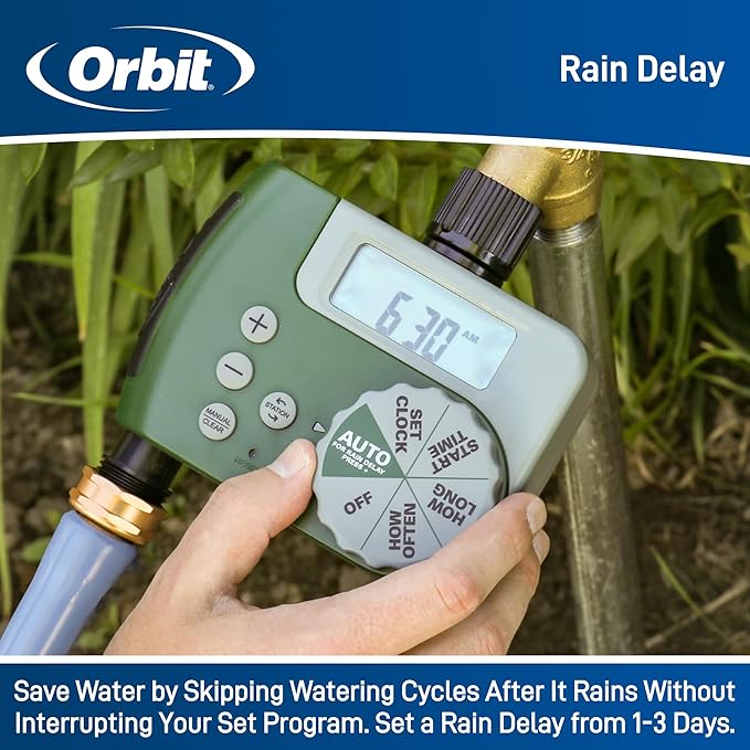 Orbit 58910 2-Outlet Programmable Digital Hose Watering Timer - Image 6