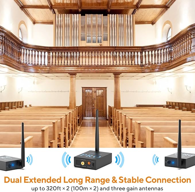 1Mii 3-in-1 2.4Ghz Wireless Audio Transmitter Receiver - Image 4
