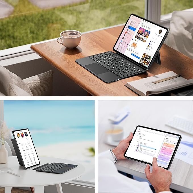 Detachable Keyboard Case for Apple iPad Pro 11 inch 2024: Wireless Backlit - Image 6