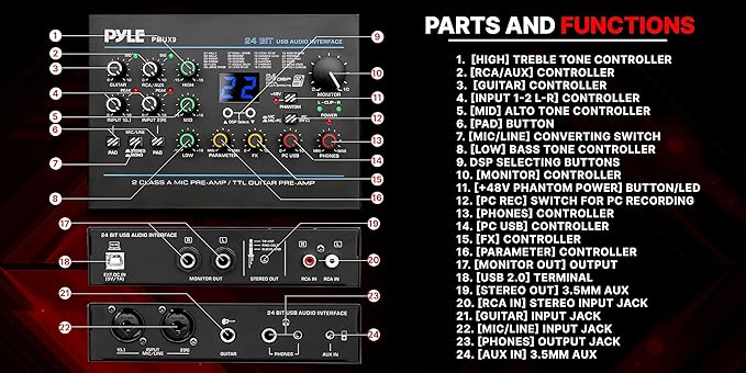 Pyle USB Audio Interface - Image 2