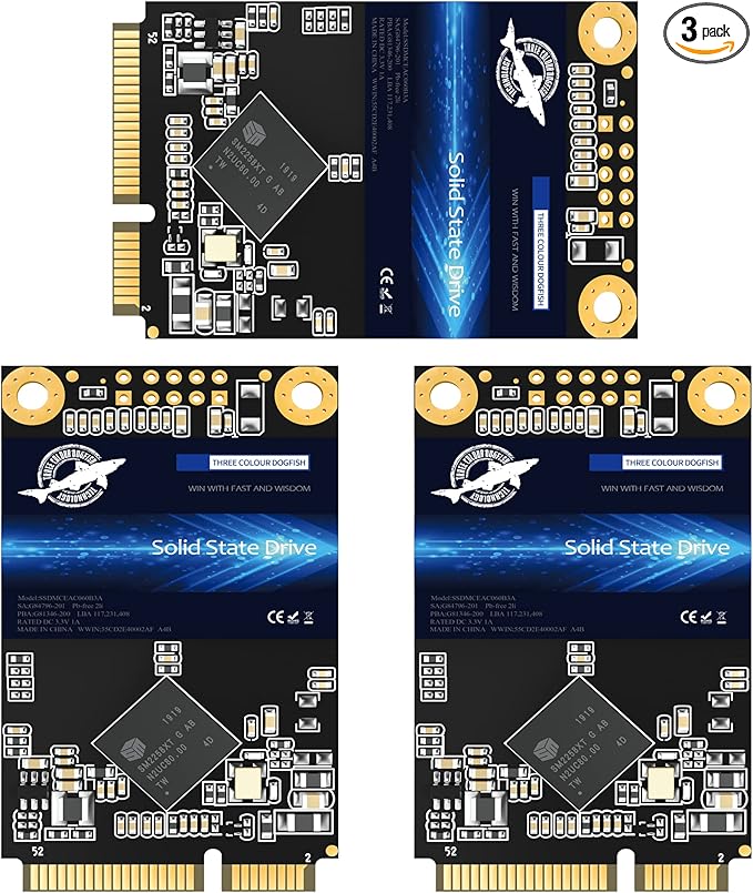 SSD MSATA 512GB Dogfish High Performance Internal Solid State Drive by THREE+COLOUR+DOGFISH