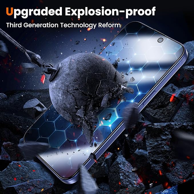 UniqueMe for iPhone 15 Plus / 16 Plus Privacy Screen Protector - Image 6