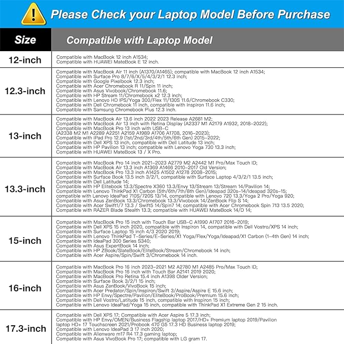 MOSISO Laptop Case 12.3 inch, 11.6-12.3 inch Laptop Sleeve Compatible - Image 5