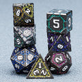 DND Metal Dice Set, Polyhedral Dice Set by Unknown