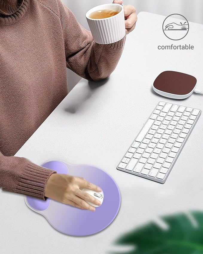Ergonomic Mouse Pad Wrist Support, Comfortable Mouse Pad Wrist Rest, Relieve - Image 7