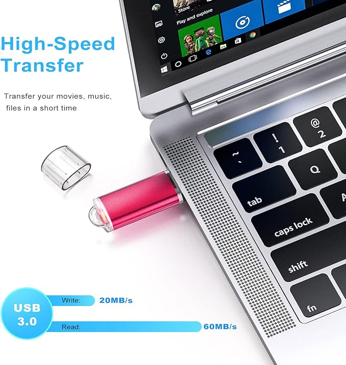 TOPESEL USB Flash Drive 5 Pack 32GB USB 3.0 Flash Drive High Speed 32gb Flash - Image 2