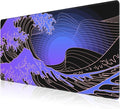 Mouse Pad, Large Ocean's Crest Leap Desk Mat, Extended Non-Slip Gaming Keyboard by NIYLYNSYN