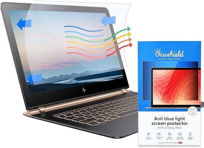 Ocushield 12.5” Premium Anti Blue Light Screen Protector by Ocushield-BlueLightFilteringScreenProtectorGlasses