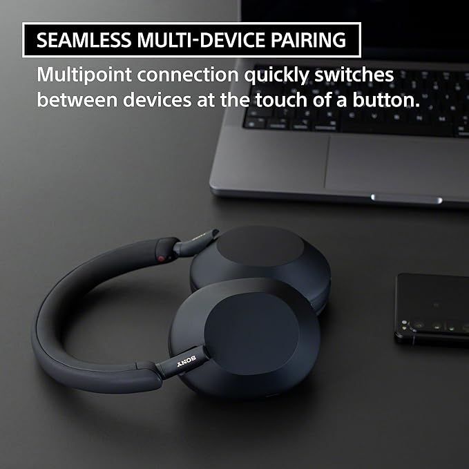 Sony WH-1000XM5 Premium Noise Canceling Headphones, Auto NC Optimizer, 30-Hour - Image 5