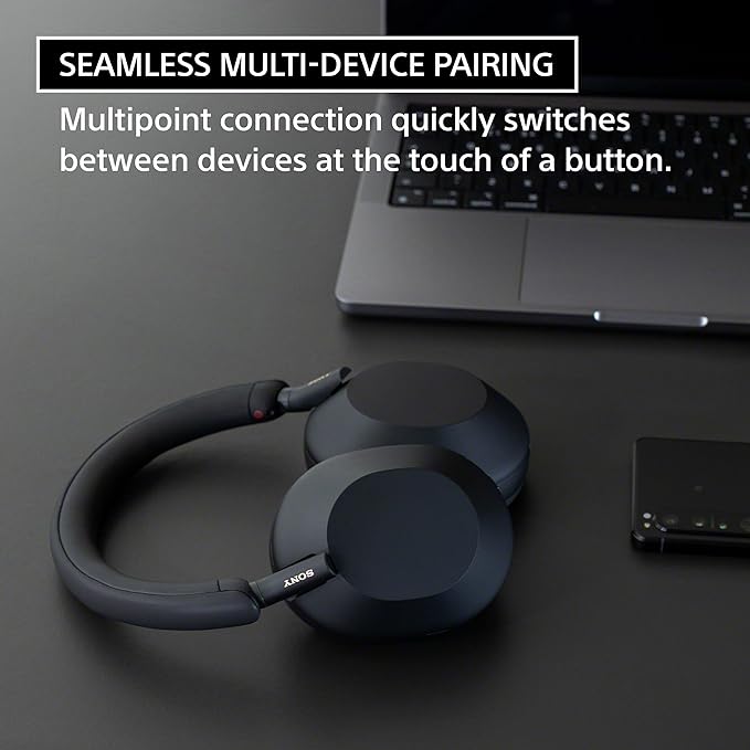 Sony WH-1000XM5 Premium Noise Canceling Headphones, Auto NC Optimizer, 30-Hour - Image 7