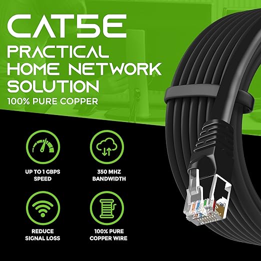 GEARIT 24-Pack, Cat5e Ethernet Patch Cable 6 Feet - Image 8