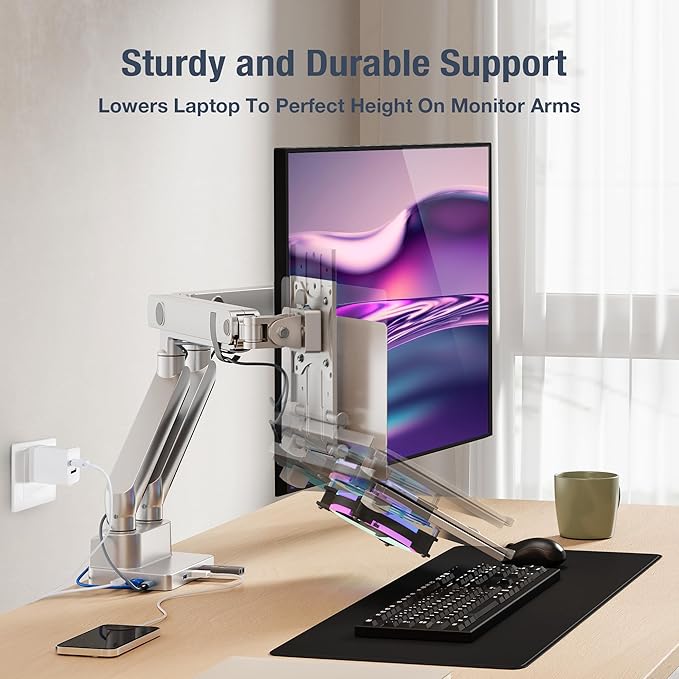 AVLT Dual 17”-38" Monitor Arm Desk Mount - Image 7