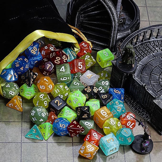 CiaraQ DND dice Set 10x7 Polyhedral Dice - Image 6
