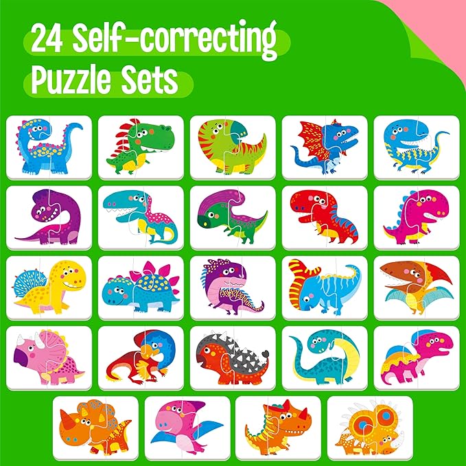 48 Dinosaurs Matching Puzzles - Image 3
