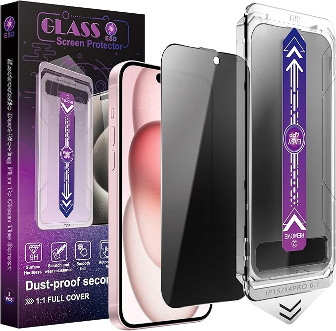 2 Pack Privacy Screen Protector by Unknown