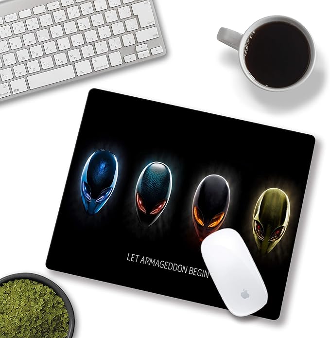 Alien Mouse pad, Personalized Design sci-fi Style Computer Rubber Mouse pad - Image 7