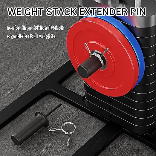 Weight Stack Pin, Gym Pin with Spring Clip Collar, Weight Pins - Image 4