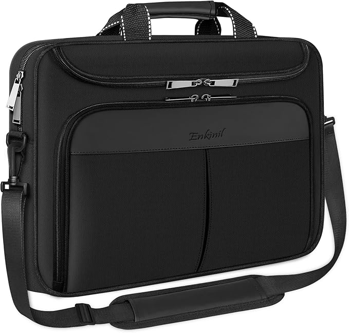 15.6-16.2 inch Waterproof Protective Laptop Messenger Briefcase by Enkinil