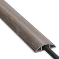 Floor Cord Cover 4ft, Cord Hider Floor Gray Wood, Cable Management Prevent Trips by ZhiYo