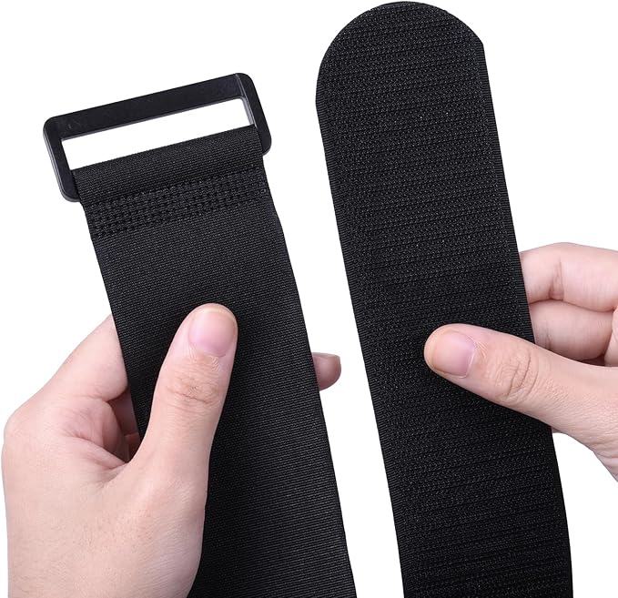Extra Large 4 Pack 2 x 60 Inches Hook and Loop Strap, Reusable Fastening Cable - Image 2