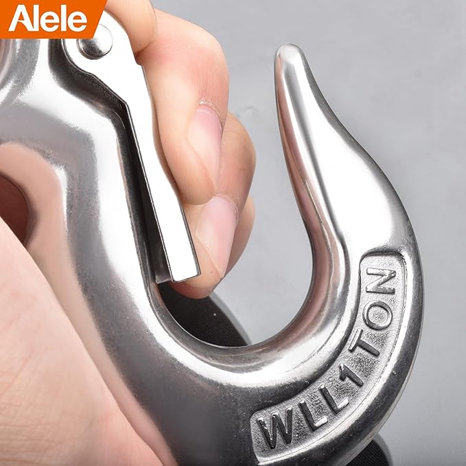 Alele Grab Hooks, 1T Crane Scale, Slip Hooks, Stainless Steel Lifting Hook - Image 2
