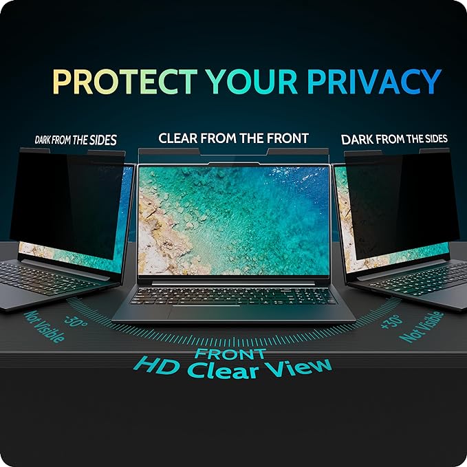 Magnetic Laptop Privacy Screen 13.4 & 13.3 inch - Image 3