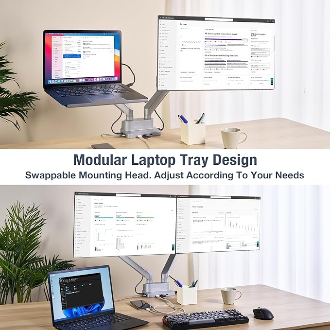 AVLT Dual 17”-38" Monitor Arm Desk Mount - Image 2