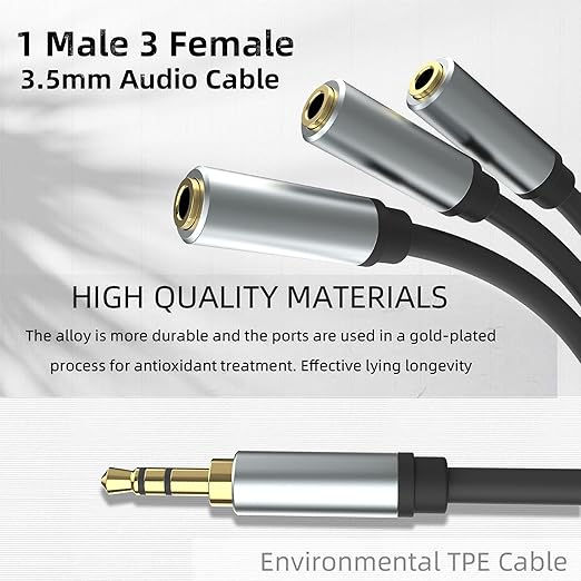 3.5mm Stereo Audio Splitter Cable - Image 3
