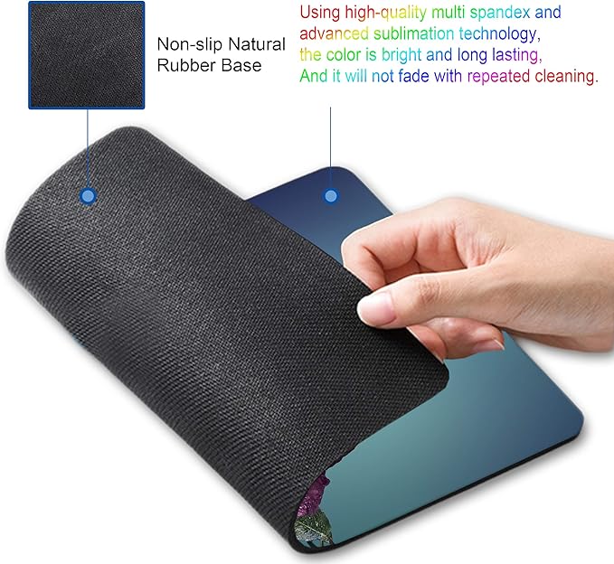 Colorful Rose Mousepad Computer Mouse pad - Image 4