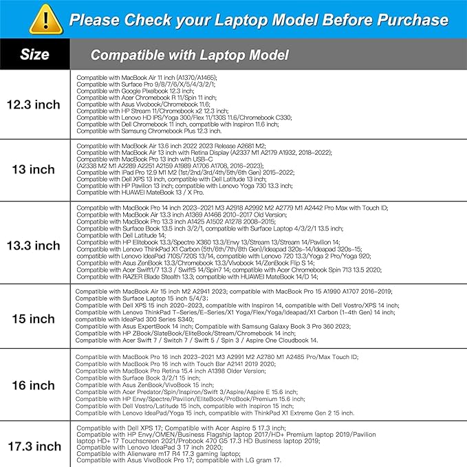 MOSISO Laptop Case 16 inch, 15-15.6 inch Laptop Sleeve Compatible - Image 5