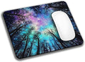 Black Night Sky Forest Mouse Pads by EASTSMOOTH