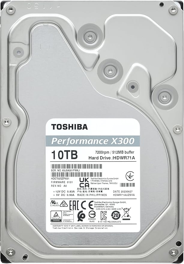 Toshiba X300 10TB Performance & Gaming 3.5-Inch Internal Hard Drive - Image 5