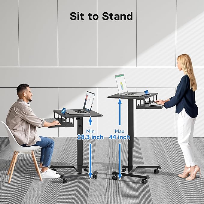 BONTEC Mobile Standing Desk - Image 3