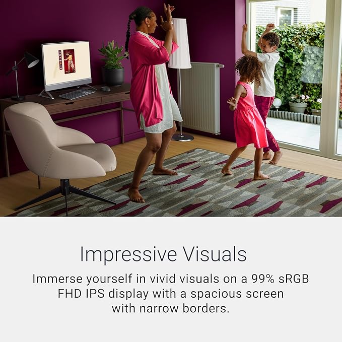 Dell 24 All-in-One Desktop ec24250-23.8-inch FHD Touch Display, Intel Core 5 - Image 2