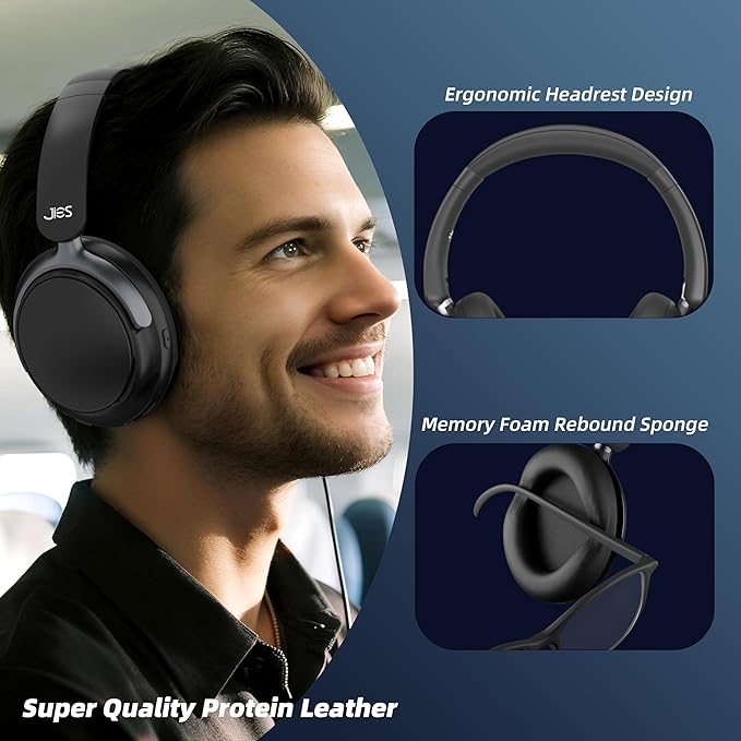 Active Noise Cancelling Headphones, Wireless Headphone - Image 5