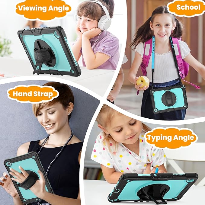 SEYMAC stock Case for Samsung Galaxy Tab A8 10.5'', Full-Body Drop Protection - Image 5