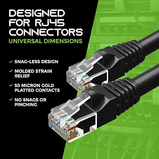 GEARIT 24-Pack, Cat5e Ethernet Patch Cable 1 Foot - Image 7