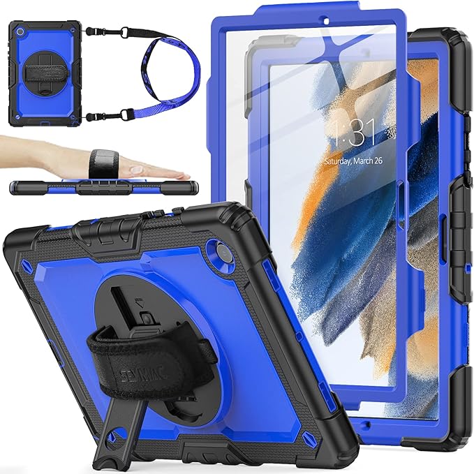 SEYMAC stock Case for Samsung Galaxy Tab A8 10.5'', Full-Body Drop Protection by SEYMACstock