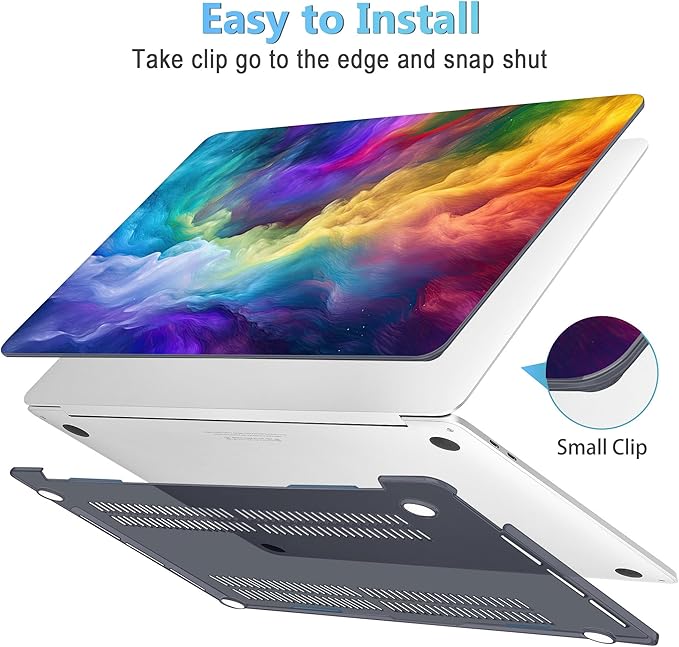 Mektron for MacBook Pro 13-inch Case 2022 2021 2020 Release A2338 M2 M1 A2289 - Image 3