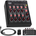 Pyle 8-Channel Wireless BT Streaming Mini Line Mixer by PyleUSA