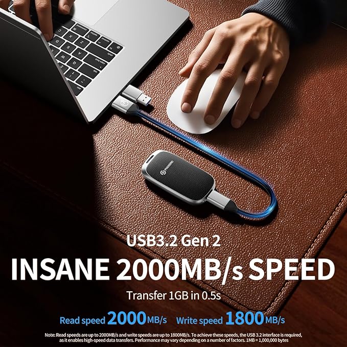 PHIXERO P20 External Portable SSD 1TB, External Solid State Drives - Image 2