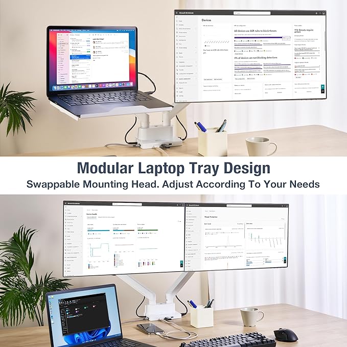 AVLT Dual 17”-38" Monitor Arm Desk Mount - Image 2