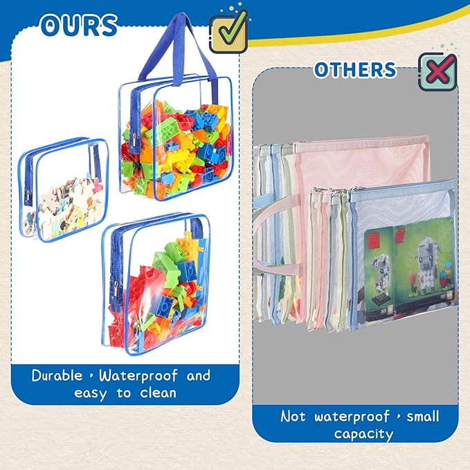 18 Packs Large Toy Storage Bags - Image 3