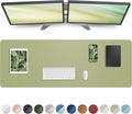 AFIING Leather Desk Pad Protector, Mouse Pad, Office Desk Mat, Non-Slip PU by AFIING