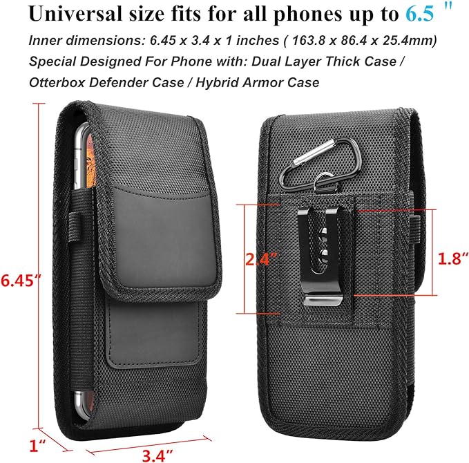 Njjex Phone Holster for Motorola Moto G 5G 2025 G Stylus 2023 G Power 5G 2024 G - Image 2