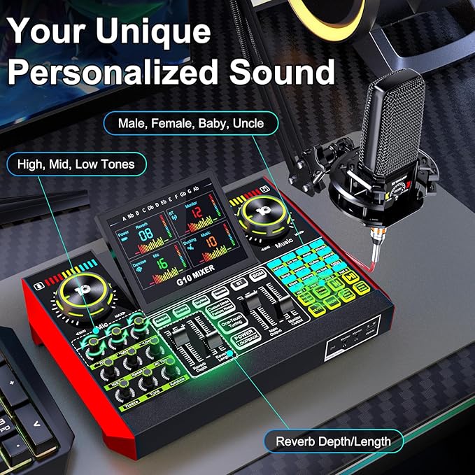 Podcast Equipment Bundle with 3.5mm Condenser Microphone - Image 3